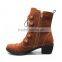 cool women lace up military boots