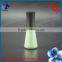 Wholesale Custom 15ml Square Glass Empty Nail Polish Bottle With uv Metallic Silver Square Cap