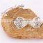 wholesale boho chic tiara noiva alloy plated gold pearl butterfly hairpins for women girls tiara