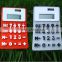 2016 hot sale cheap solar power silicone calculator & a4 jumbo calculator