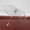 PVC Material Mini Light Weight Micro Printing Transparent Umbrella