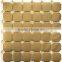 factory cheap Golden Square Crystal Glitter Mosaic Tile