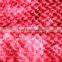 tie and die rose bud minky fabric