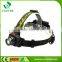 rechargeable & motion sensor 240 lumens high power zoom camping led headlamp