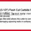 88mm(3-1/2") Flush Cut Carbide Blade for quick change oscillating multi tool to cut out defective tile joints