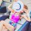 pink color girl hot 2015 beachwear