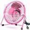 wholesale hot selling 6inch metal mini toy fan desk mini electric hand fan usb charge mini fan