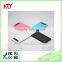 Slim 5000mAh portable power bank with touch screen light display metal cell