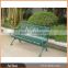 Antiseptic Park Steel Long Bench With Silver Powder Coated