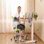 grey round corner desk with low price