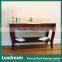 Dark Cherry Solid Wood Hotel Bathroom Vanity With Wooden Shelf