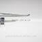 Store display system metal chrome hook for crossbar