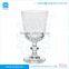 Acrylic/MS Clear 384ml Transparent Barware Plastic Wine Glass