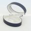 High quality oval bangle box / jewelry packaging boxes with Pvc clear window