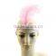 Headband Costume Accessory-3colors Ostrich feather