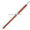 Bulk Cheap 3 Pcs Set Long Handle White Nylon Hair Fan Shaped Artist Oil And Acrylic Paint Brush