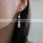 Fashion 925 sterling silver mangnolia flower earrings ! agate earrings !