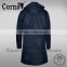 Fashionable new design long waterproof raincoat korea best selling popular hooded raincoat