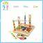 Wooden educational toys construction set puzzle design kids toys free sample