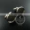 16MM rhodiumn plated brass round French Cuff Links Blanks,sleeve button,cuff link setting,DIY cuff link tray 1500050