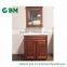 Flamed L Shape Bathroom Vanity quartz countertop