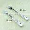 Hellokitty cartoon ceramic handle knife and fork spoon chopstickst bone china stainless steel tableware set C68