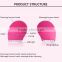 unique design silicone massager brush with electric sonic facial brush double brush heads face cleansing brush for deeply skin