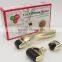 2016 Flagship! 3 in 1 derma roller kit 180 / 600 / 1200 needles wholesale derma roller kit