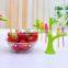 Kawachi Trees Bird Fruit Fork Tableware Dinnerware Sets Birdie Green Fruit Fork Set