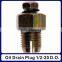 M12-1.75, Head Size 15mm Car Universal Magnetic Oil Drain Plug