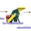 7.5hp CF198A gasoline engine hammer mill for wood chips/stalk/straw