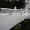 PVC Lattice Privacy Fence/Hot-Selling Villa Fence