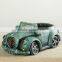 Hot sale indoor decor vintage car shape cement flower pot