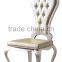 B504 High Back Silver Modern PU Leather Dining Chair