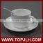 sublimation coated white porcelain small fancy coffee cup set