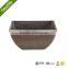 Eco-friendly Biodegradable Square Clay Garden Planter Pot (09FBD-series)