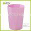 New design plastic trash bin, Plastic PP Decorative Round Trash Bin Waste Bin for Household
