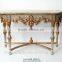 Antique Gold Living Room Console Table Rococo Furniture