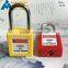 Lockout Safety Padlocks with Master keys
