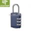 Promotional 3-dial combination zinc-alloyed locks,luggage locks