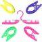 MAKE DESIGN High quality plastic expandable clothes hanger ,FOLDABLE hangers for clothes