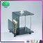 Transparent Tea Trolley Acrylic Hand Trolley Home Useful Wine Trolley Cart