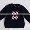 Argyle design baby boys candy color winter pullover