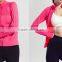 New design women gym wear fitness sport coat