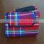 Color Checks 3 layers (polar fleece glue +sponge+polyester) Picnic blanket Waterproof