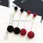 Double Ball Long Drop Dangle Ball Earrings 2017
