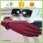 lady stylish women wool warmer gloves with lace trim magic finger golves