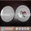 sublimation blank plate ceramic plate with gold rim