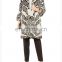 best selling printed long faux fur coats women made in china