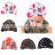 2017 baby winter hat new born baby knotted hat hat Indian hat child print hat